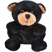 5" Weez Black Bear Beanie