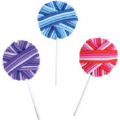 3" Lollipop Hair Rings