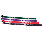 W.W.J.D. Webbing Bracelet Asst