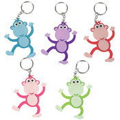 3" PVC Monkey Key Chain