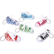 3" Checkered Bling Sneaker Keychain