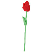 17" Plush Rose