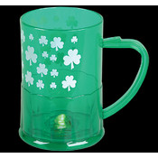 15 oz Flashing Shamrock Beer Mug