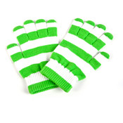 7.5"Green &amp; White Gloves(27G)