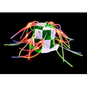 Light Up green and White Stove Top Tentacle Hat Wholesale Bulk