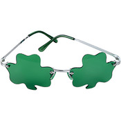 Metal Frame Shamrock Sunglasses
