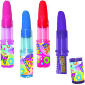3.5'Lipstick Sharpener and Eraser Wholesale Bulk