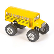 5" Metal Diecast Big Wheel School Bus