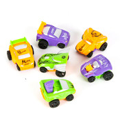 2" Two Tone Color Pullback Race Cars