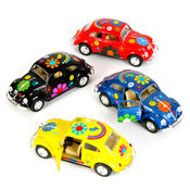 5" VW Flower Power Classic Beetle