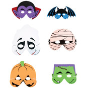7" Halloween Foam Mask