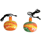 3" Pumpkin Sand Art Necklace