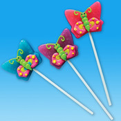 2" Butterfly Lollipop W/4" Stick