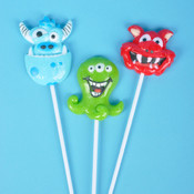 Monster Lollipop W/4" Stick
