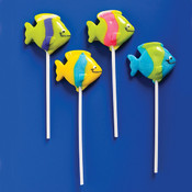 2" Tropical Fish Lollipop with 4" Stick