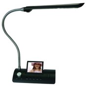 LED Desklamp with 3.5" Digital Photo Frame