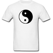 Men's Ying Yang Black T-Shirt