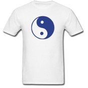 Men's Ying Yang Blue T-Shirt