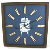 Wash Works Wall Clock