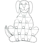 Large Dog Card   Photo Holder