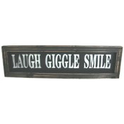 Large Laugh, Giggle, Smile Vintage Screen Sign