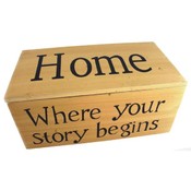 Home, Where Your Story Begins Keepsake Box