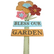 Bless Our Garden Yard Stake