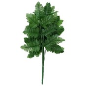 Silk Leather Leaf Bunch of 12