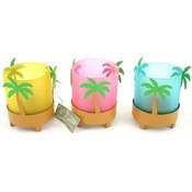 Palm Tree Candle Holders - 3 Assorted