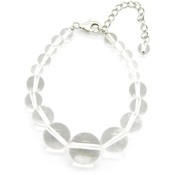 Sterling Silver White Crystal Journey Bracelet