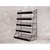 5-Tier Waterfall-Merchandiser (Black)