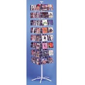 64 Pocket Wire CD Floor Spinner (White)