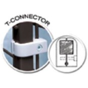 Grid Panel "T" Connector (White)