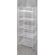 5 Tier Adjustable Merchandiser Display Rack (Black) Wholesale Bulk