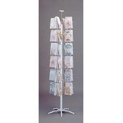 48 Pocket 5 3 / 8" Spinner Rack (White)