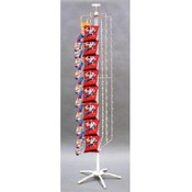 44-clipper Strip Spinner Rack (White)