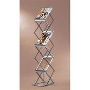 Decora Literature Stand (Silver)