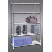 63" x 18" x 36" Shelving Rack (Chrome)