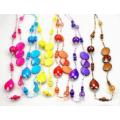 Fashion 39" Acrylic Oval Bead Necklace