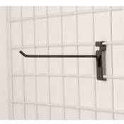 Peg Hook For Wire Grid- 8" (Black)