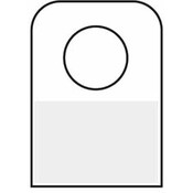 Hole Style Hang Tab With Adhesive