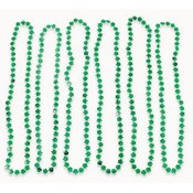 Metallic Beaded Shamrock Necklaces