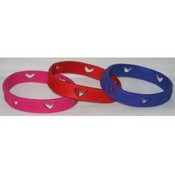 Rubber Die Cut "Love" Bracelets