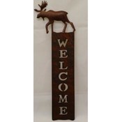 "Welcome" Moose Wall Hanging