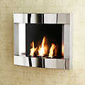 Stainless Steel Wall Mount Fireplace
