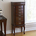 Medium Mahogany Jewelry Armoire