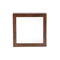 Espresso Square Wall Mount Jewelry Armoire
