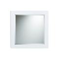 White Square Wall Mount Jewelry Armoire