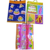 Gift Bag Birthday 3D in 3 Assorted Colors