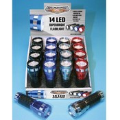Blazing LEDz Popular Colors 14 LED Flashlight